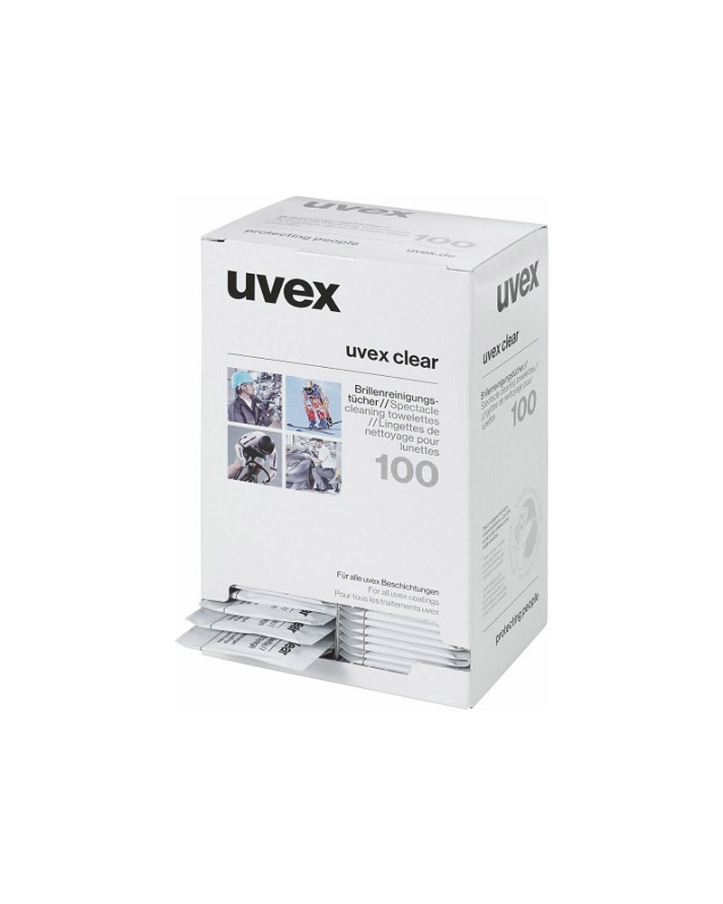 uvex-lens-cleaner Uvex Lens Cleaning Towelettes 9963000 - Gambar 1