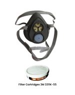 Set Masker / Respirator Reuseable 3M Series 3200 + 3311K-55 - Gambar 2